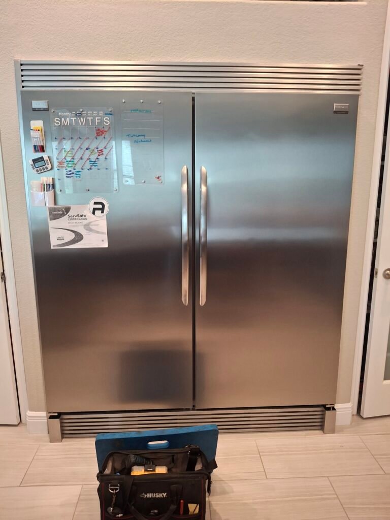 Column refrigerator & freezer repair in Sarasota – built-in panel-ready unit