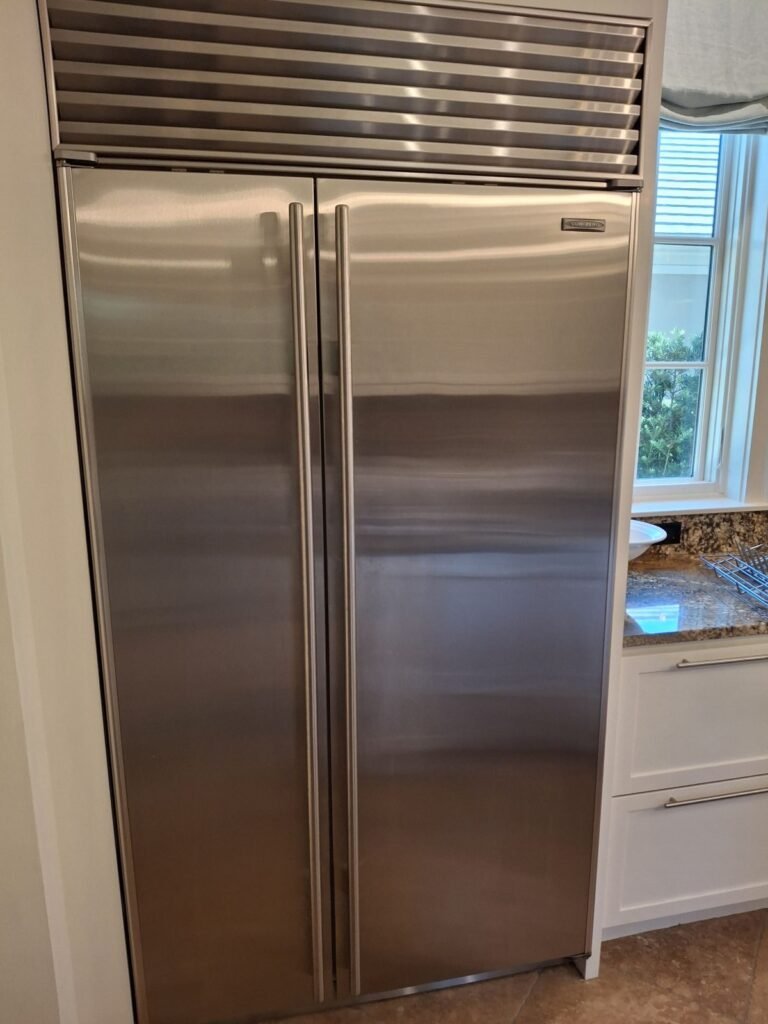 column-style-built-in-refrigerator-stainless-cabinetry-sarasota