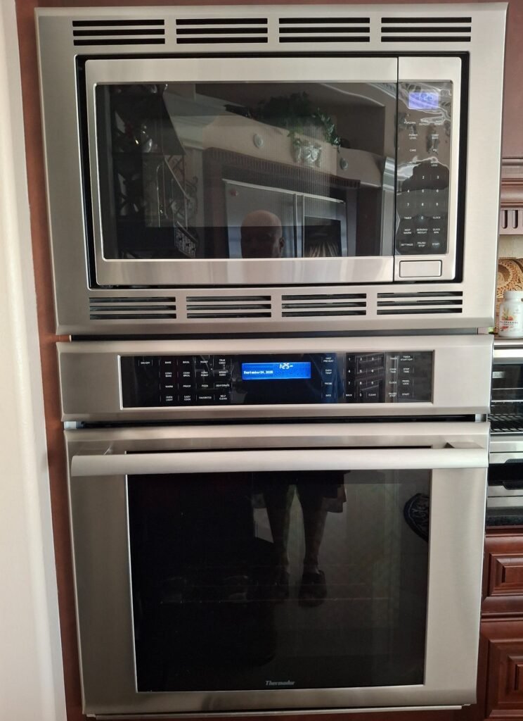 Built-in wall & steam oven repair in Sarasota — Thermador wall oven combo
